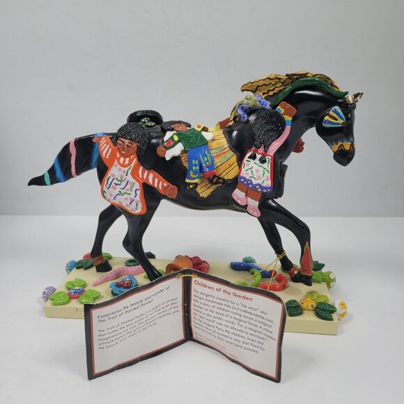 The Trail Of Painted Ponies "Children Of The Garden" Figurine - Picture 2 of 8